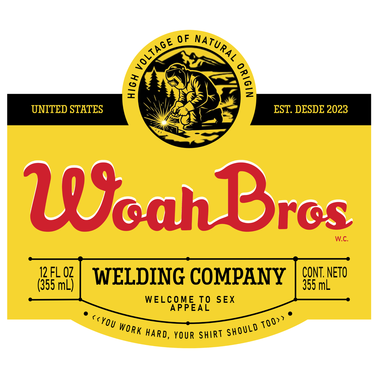 WoahBros Topo Sticker