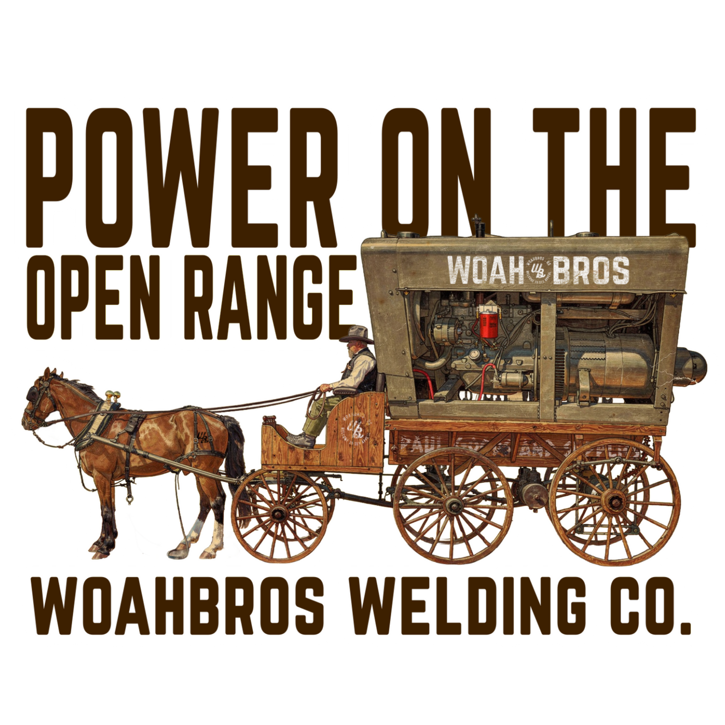 WB Wagon Sticker