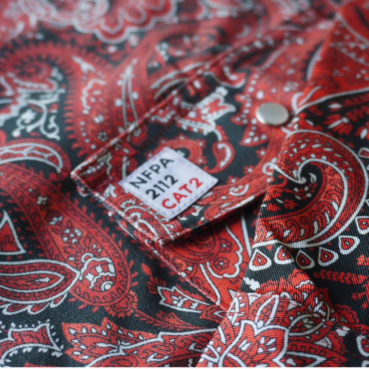 WoahBros Red Paisley FR