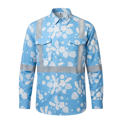 WoahBros Hi-Viz Blue Hawaiian FR