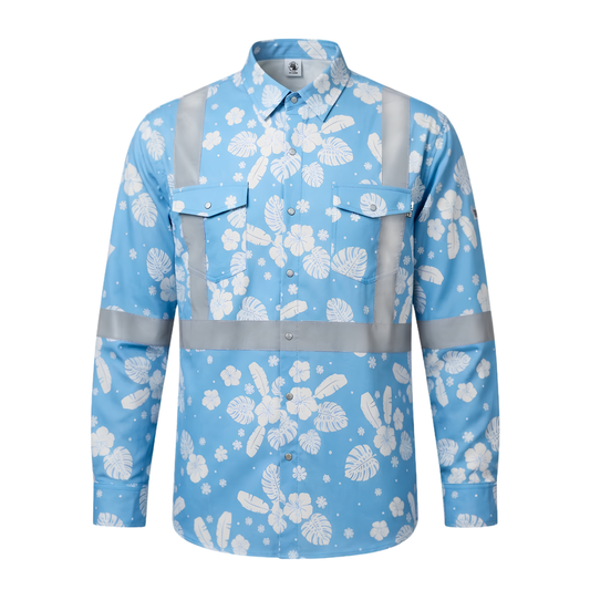 WoahBros Hi-Viz Blue Hawaiian FR