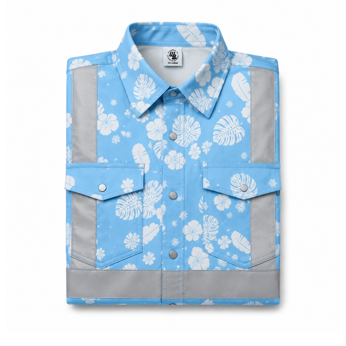 WoahBros Hi-Viz Blue Hawaiian FR