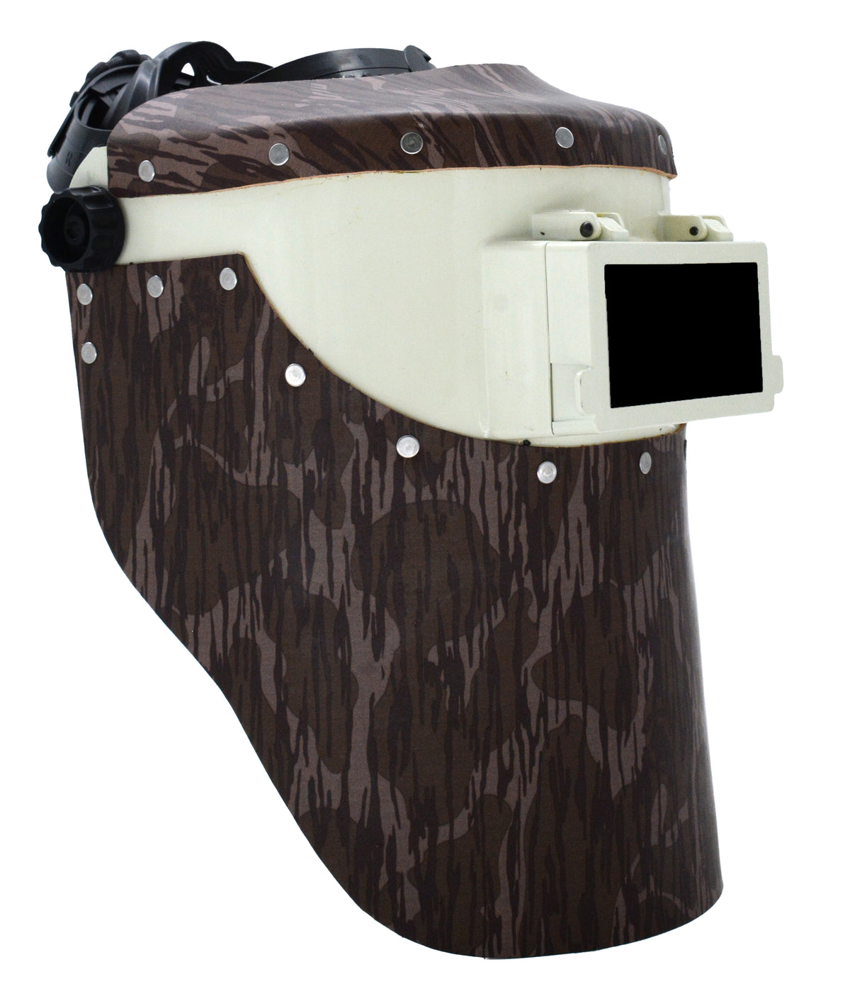 Bottom Lands Camo Chopped Welding Hood