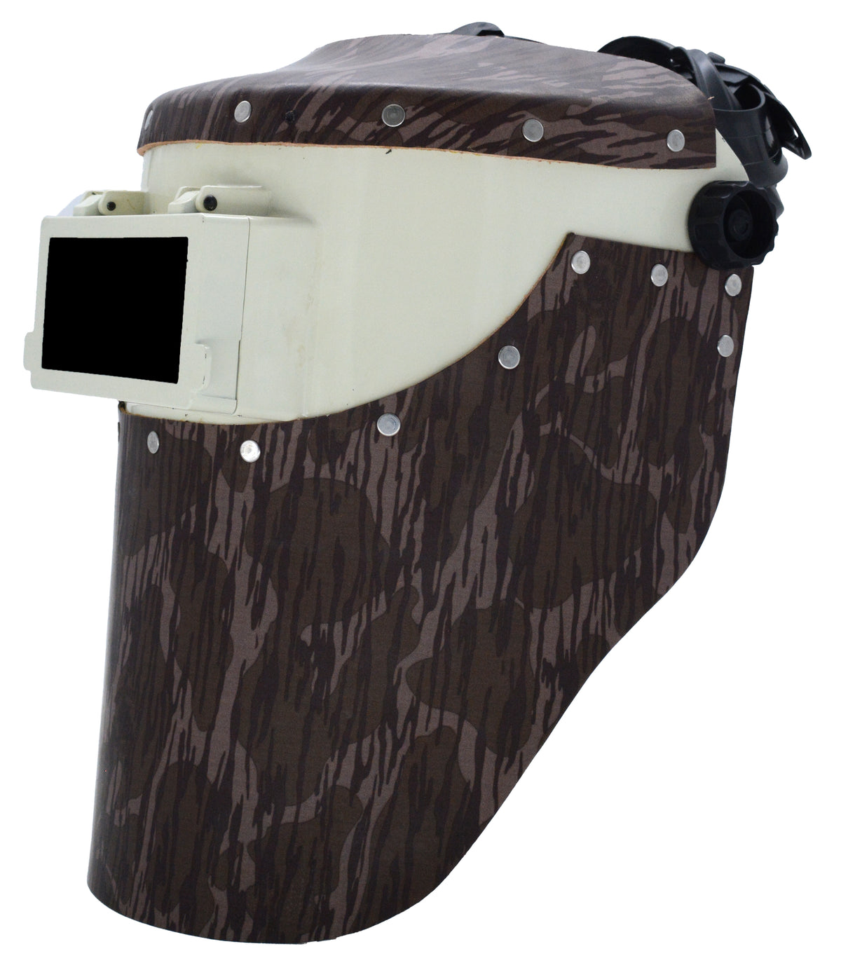 Bottom Lands Camo Chopped Welding Hood
