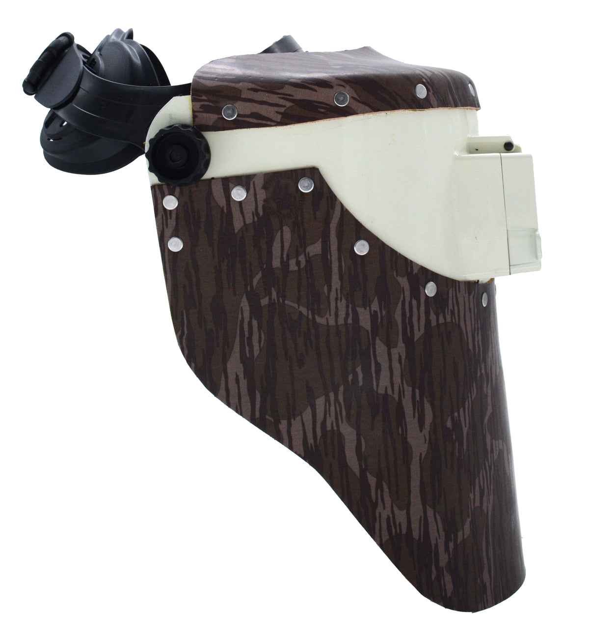 Bottom Lands Camo Chopped Welding Hood