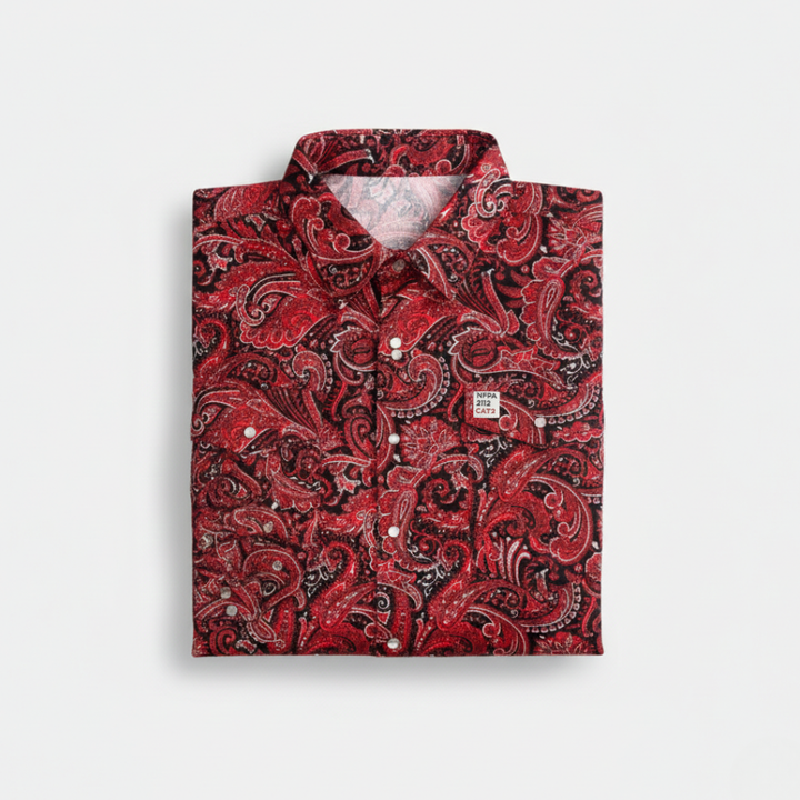 WoahBros Red Paisley FR
