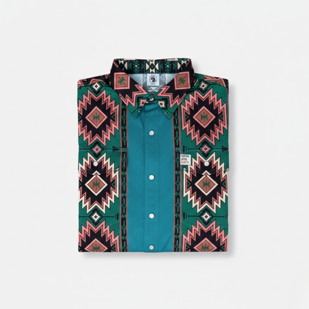 トップス WAKE x Squeezed Design DA Uniform SH WoahBros Turquoise FR