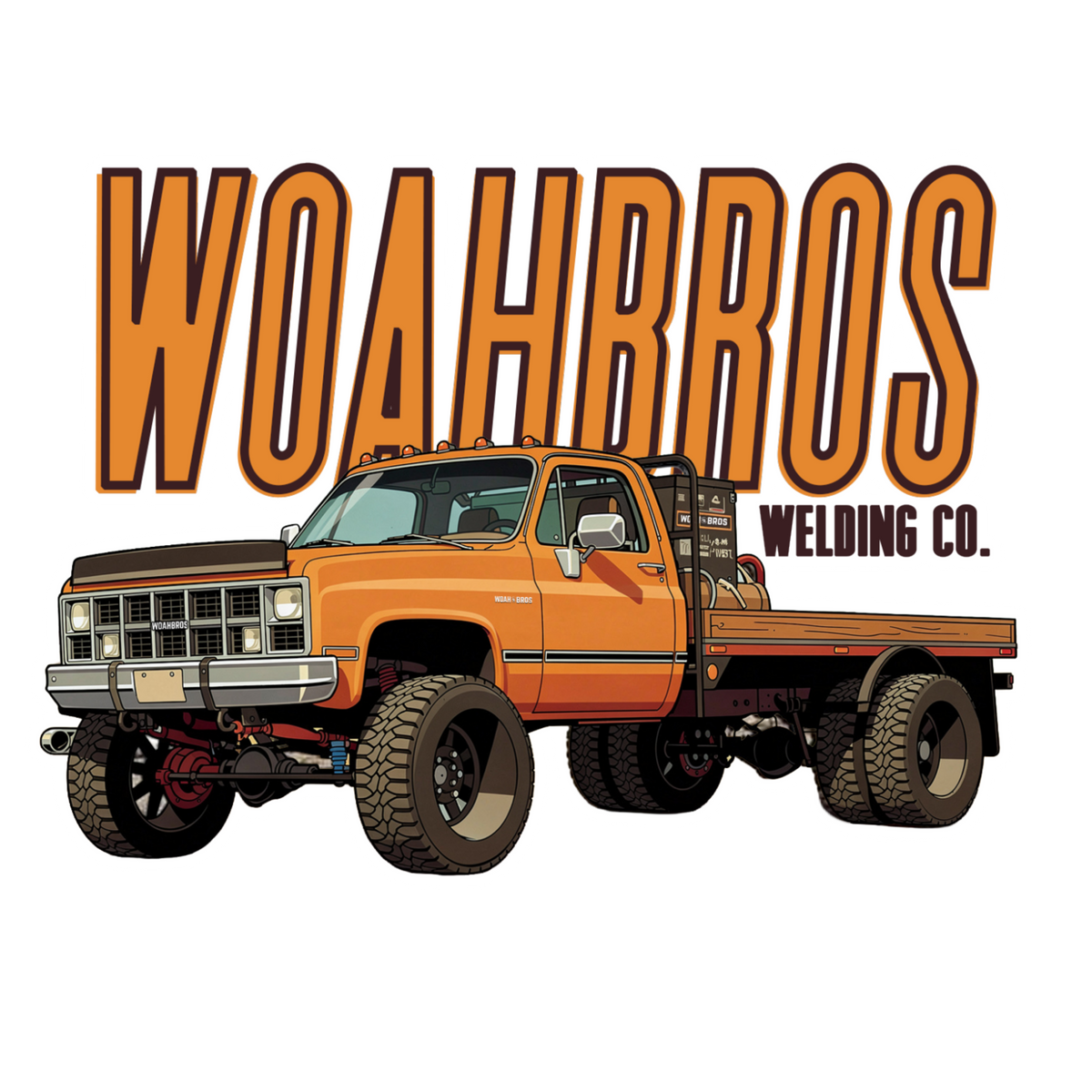 WB 12 Big Rig Sticker