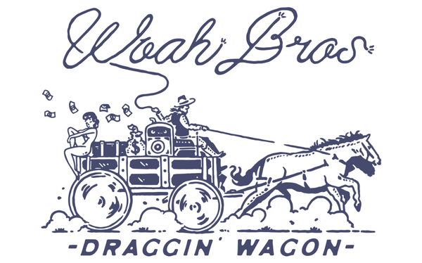 Draggin Wagon Sticker