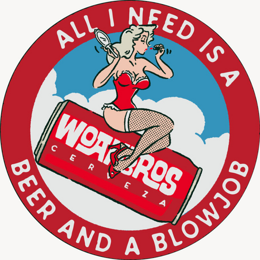 Beer and Blowjob Sticker