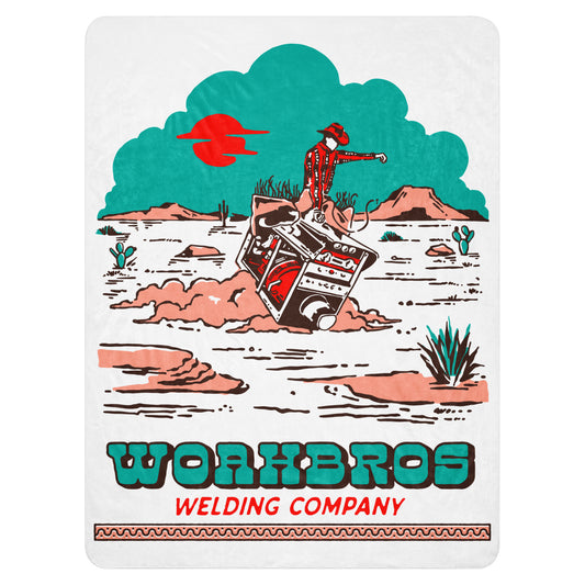 WoahBros Welding Co Throw Blanket