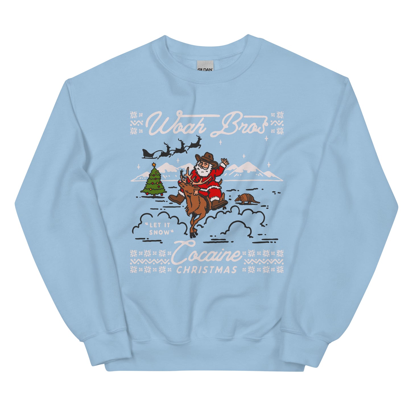 WoahBros Cocaine Christmas Sweater