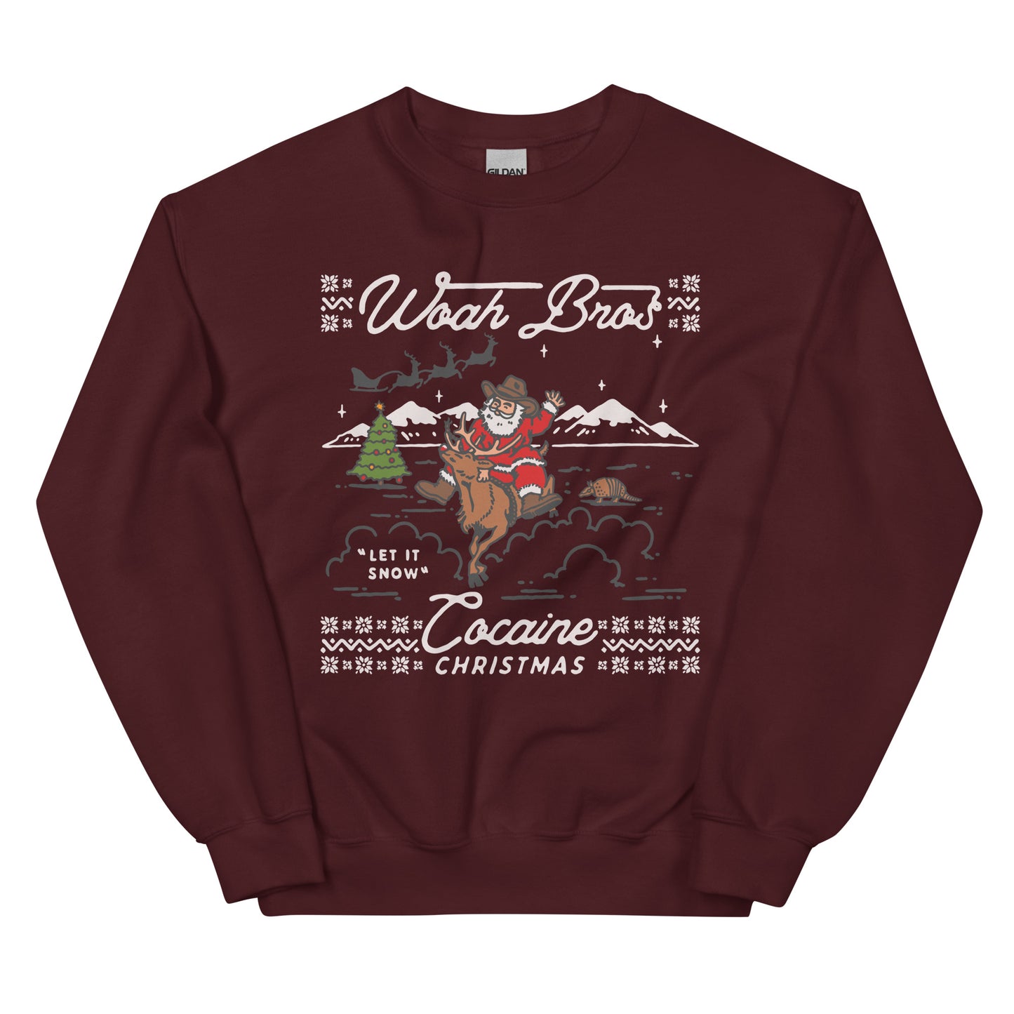 WoahBros Cocaine Christmas Sweater